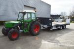 middenas aanhangwagen traag verkeer tractor